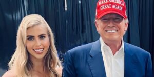 Провальный дебют: новая пресс-секретарь Трампа перепутала мужа с президентом (видео)»>